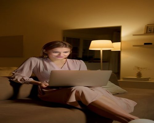 quiet evening routine at home after work in soft lighting